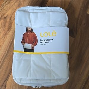 Lolé Cream Color  Handwarmer Belt Bag